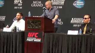 The McGregor Show  Best of UFC 189 Press Conference [upl. by Pascha514]