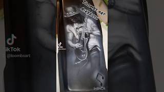 LEGENDS Airbrush Harley Davidson with ToombsArt [upl. by Chaffin]