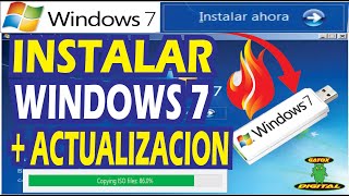 INSTALAR WINDOWS 7 DESDE CERO  ACTUALIZACION 2023  PASO A PASO ✅ [upl. by Enitsugua253]