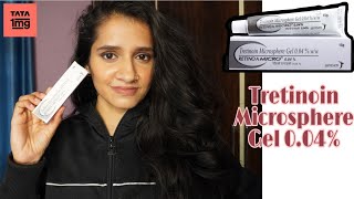 Tretinoin Microsphere Gel 004 review plus my update [upl. by Ahslek]