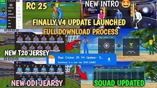 Real Cricket 25 V4 Update Finally Launched With New Existing Features Rc 25 V4 Update Download [upl. by Ffej]