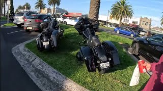 Million Dollar Bogan Melbourne Trip Ep3 Riding the coast shopping scooter hire Harley Davidson [upl. by Nirda]