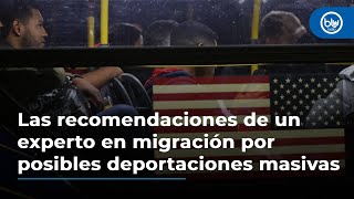 Las recomendaciones de un experto en migración por posibles deportaciones masivas en EEUU [upl. by Disraeli]