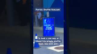 Fort Lauderdale Miami Cruise Port Shuttle Transportation by FloridaShuttleVanscom [upl. by Garber]