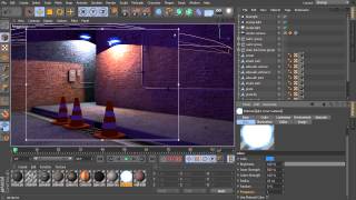 Introduction to Lighting in CINEMA 4D  14 Rendering glow effects in CINEMA 4D [upl. by Meredithe272]