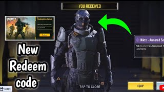 September 2024 codm Redeem code 2024  New cod Mobile Redeem code  Call Of duty Mobile Redeem code [upl. by Aynotal]