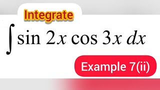 integral of sin2xcos3x  integration of sin2xcos2x  integral example 7ii [upl. by Rombert]