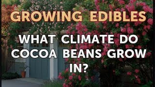 What Climate Do Cocoa Beans Grow In [upl. by Airasor]