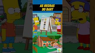 AS REGRAS DO BART simpsons desenho cartoon [upl. by Asikal]