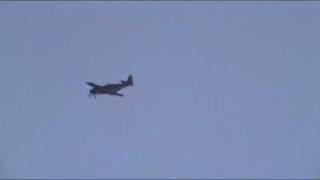 P51 Fly Over Waynoka Sand Dunes [upl. by Michon]