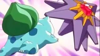 Pokemon Starmie is attacked by Bulbasaur [upl. by Mezoff]