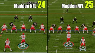 Madden NFL 24 vs 25  Worth the Upgrade on PlayStation 5 [upl. by Eudora]