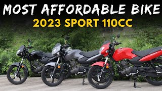 TVS Sport 110 cc New Model  Price  EMI  Specifications [upl. by Jadd668]