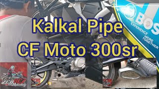 CF Moto 300sr Modified Kalkal Pipe  Zer Rez Motovlog [upl. by Ernesto35]