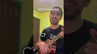 Be wherever you are  ukulele tutorial [upl. by Esorbma]