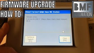 Panelview Plus 600 Firmware Upgrade  How To [upl. by Sinnaoi]