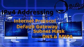 IP Addressing  IP Subnet Mask Default Gateway DNS  Tamil IT Trainings [upl. by Pollitt]