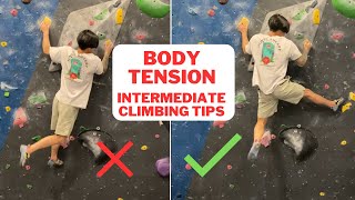 Toe Smears  INTERMEDIATE climbing BODY TENSION technique [upl. by Ahsinel]