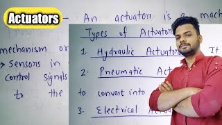 Actuators in IoT  Types of actuators in iot  IOT tutorial  Lec19  RTU Exam [upl. by Oloapnaig]