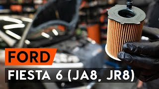 Hoe een oliefilter en motorolie vervangen op een FORD FIESTA JA8 AUTODOCTUTORIAL [upl. by Duarte]