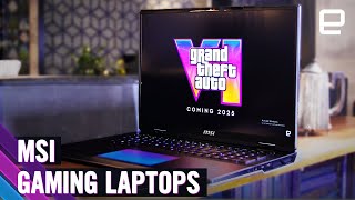 New MSI gaming laptop lineup handson at CES 2024 [upl. by Thad921]