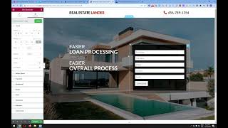 Free Elementor Landing Page For Real Estate Walk Through  Free Source File [upl. by Eneiluj]