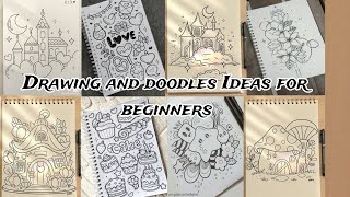 Drawing And Doodles Ideas For Beginners  Easy Drawing Ideas and Doodles Ideas [upl. by Pendergast]