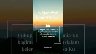 Kutipan Ayat Emas Alkitab part 30 motivasi alkitab katolikkukeren katolik shortvideo [upl. by Eikcim]