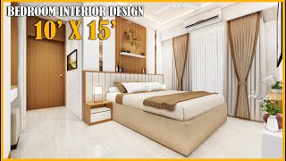 10x15 Master Bedroom Interior Design Idea bedroomdesign homedecor [upl. by Lalla304]