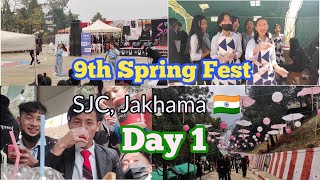 9th Spring Fest🎐🧧 Day1  SJCA Jakhama  springfest culture india [upl. by Brogle]