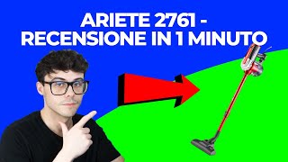 ARIETE 2761 HANDY FORCE SCOPA ELETTRICA ASPIRAPOLVERE CON FILO  RECENSIONE IN 1 MINUTO [upl. by Maitund775]