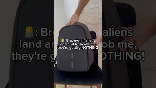 This antitheft backpack hides its zippers Genius design Get yours—link in the comments [upl. by Giliane]