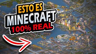 Estos Jugadores Crearon La Ciudad MÁS GRANDE de Minecraft [upl. by Notsyrb]