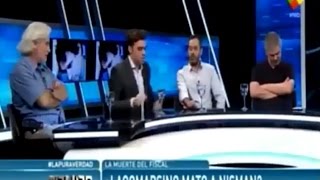 Gabriel Bracesco con Mauro Viale Debate sobre la muerte de Nisman [upl. by Llenyar]