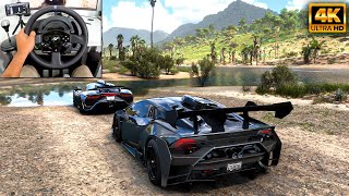 Lamborghini Huracan Super Trofeo amp MercedesAMG ONE  Forza Horizon 5  Thrustmaster T300RS gameplay [upl. by Karrie]