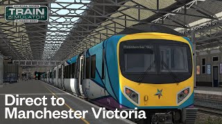 Direct to Manchester Victoria  Huddersfield Lines  Transpennine Express Class 185 [upl. by Halilad]