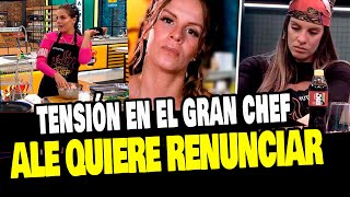 ALEJANDRA BAIGORRIA QUIERE RENUNCIAR AL GRAN CHEF ¿NO COCINA BIEN [upl. by Terrilyn]