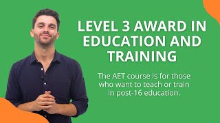 Level 3 Award in Education and Training  Get Licensed [upl. by Eihs]