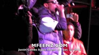 Justin Combs Super Sweet 16 Fabolous Performs [upl. by Brynne]