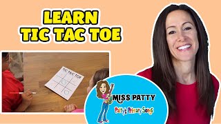 Tic Tac Toe Song for Children Kids by Patty Shukla Kids Game Song [upl. by Karola]