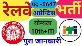 Railway Apprentice भर्ती  NFR Railway Recruitment 2024  iti Apprentice [upl. by Mcguire]