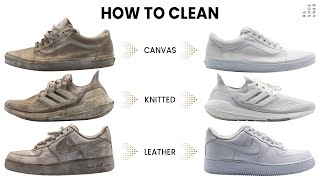 How To Clean Your White Sneakers  The Best Method [upl. by Nosnevets]