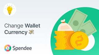 How to Change Wallet Currency in SPENDEE App [upl. by Raamaj340]