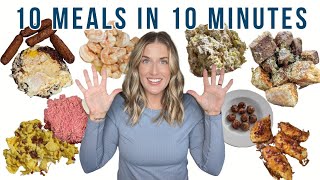 10 Carnivore Meals in Ten Minutes or lessLow CarbKeto [upl. by Nerreg]