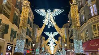 Luces Navidad Malaga 2022 [upl. by Cykana]