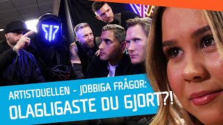 Mello 2024 ARTISTDUELLEN  Jobbiga frågor i Mellopong [upl. by Htenay]