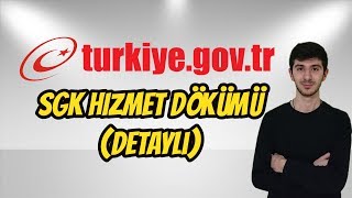 SGK 4A Hizmet Dökümü Prim Günü Sorgulama  EDevlet [upl. by Sik828]