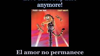 Tygers Of Pan Tang  Love Dont Stay  Lyrics  Subtitulos en español Nwobhm Traducida [upl. by Zielsdorf85]