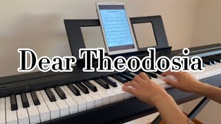 Dear Theodosia  Hamilton  Piano Cover by Diana Lopez [upl. by Atil]