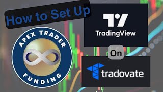 How to Set Up TradingView for Apex Trader Funding with Tradovate [upl. by Geiger]